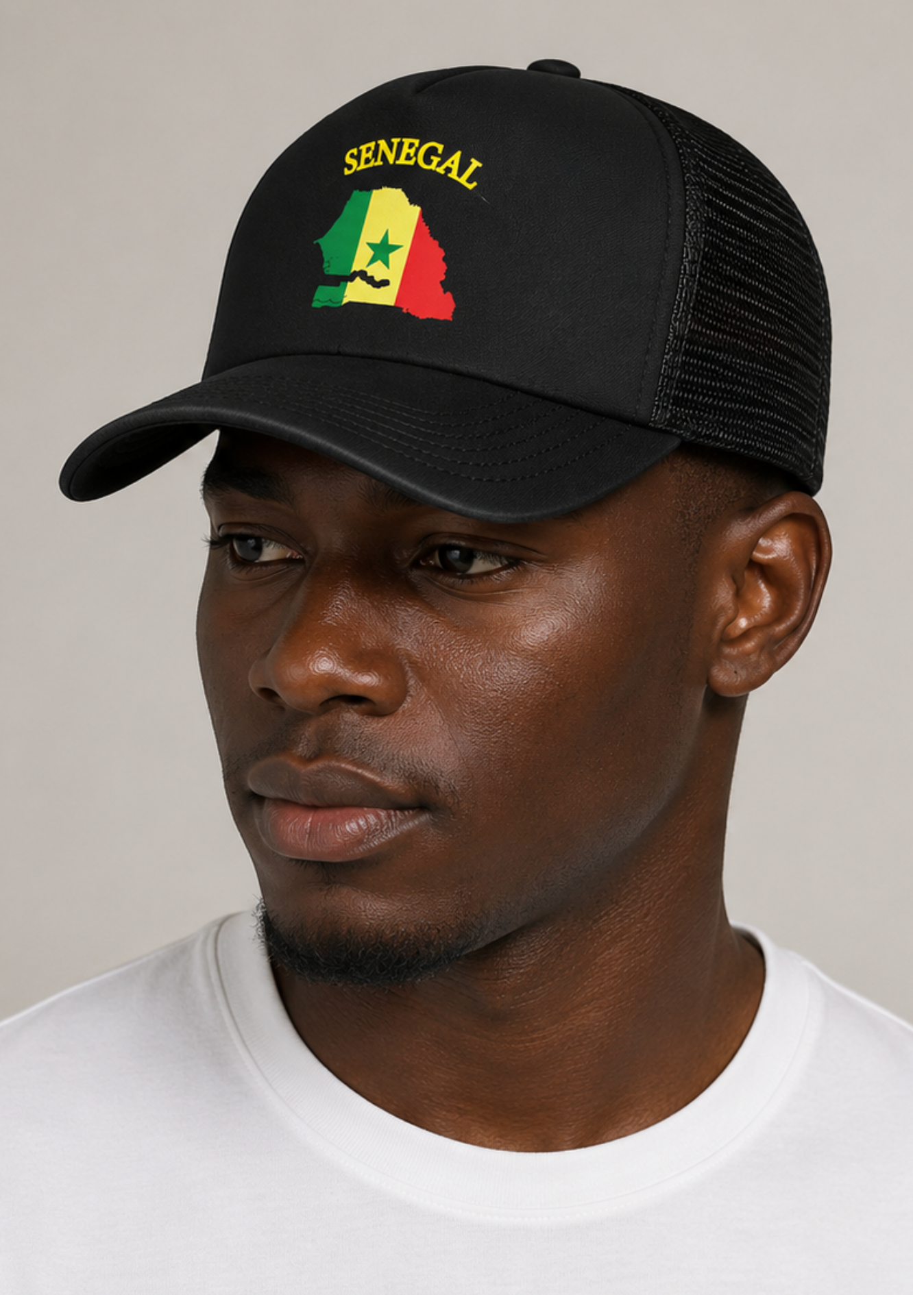 Casquette Sénégal Noir – Édition Africa Heritage