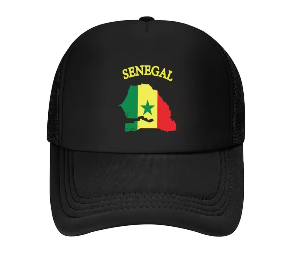 Casquette Sénégal Noir – Édition Africa Heritage